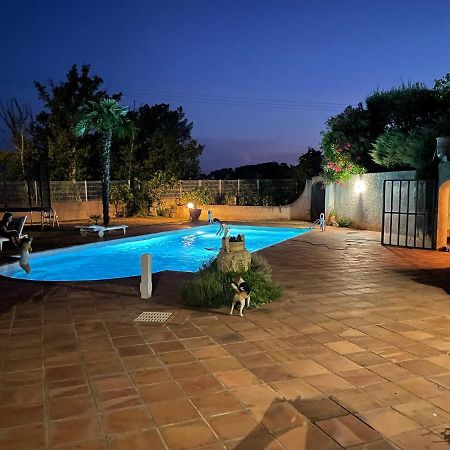 Villa Lazuel, piscine privative chauffée, vue panoramique et jardin clos Aubenas Exterior foto