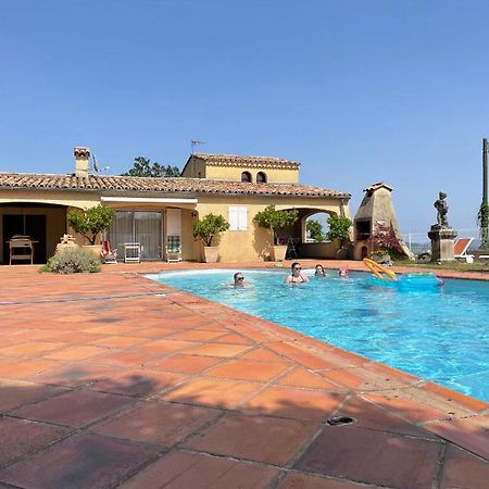 Villa Lazuel, piscine privative chauffée, vue panoramique et jardin clos Aubenas Exterior foto