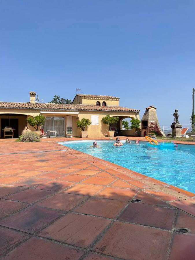 Villa Lazuel, piscine privative chauffée, vue panoramique et jardin clos Aubenas Exterior foto
